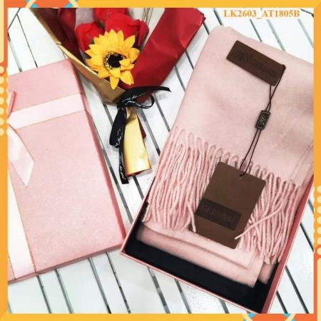 Set quà tặng khăn choàng Pashmina-bó hoa sáp LK2601A